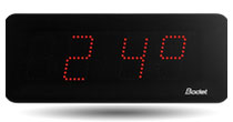 LCD Clocks Style temperature